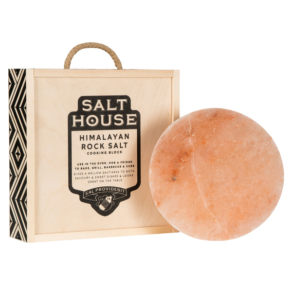 Round Himalayan Salt Block Gift